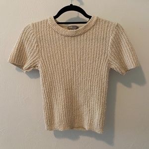 ASOS Cream Sweater-like T-shrit